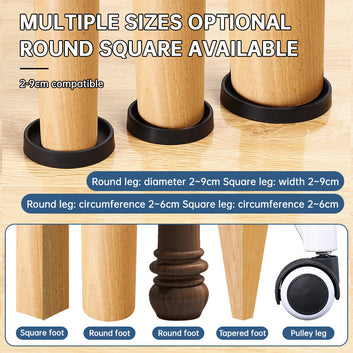 4pcs Anti-Slip Sofa Foot Pads: Keep Your Furniture in Place