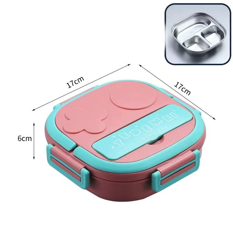 Stainless Steel Lunch Box Dinner Plate Robot Shaped Lunch Box