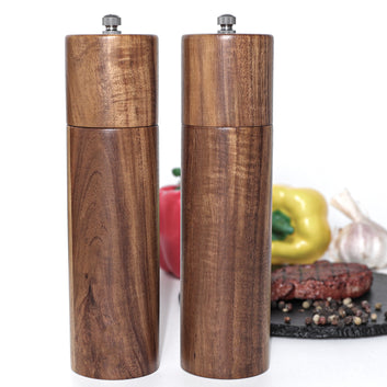 Acacia Wood Pepper Mill: Elevate Your Culinary Experience